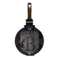 Berlinger Haus Metallic Line Shiny Black Edition Palacsintasütő, 28 cm, ajándék kifröccsenés védővel