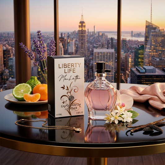 15ml EDP "LIBERTY LIFE MANHATTAN" – fás-zöld, aromás illat