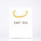 Emporia papírtáska, fehér színű, 12x9x5 cm