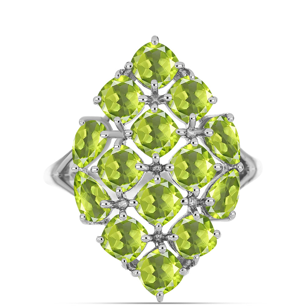 Ezüst Gyűrű Changbai Peridottal 1 