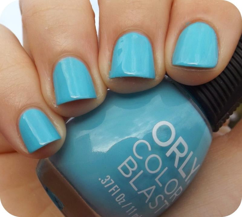 Lila és Égkék Orly Color Blast körömlakk - 1+1 AJÁNDÉK - 2 x 11 ml 3 