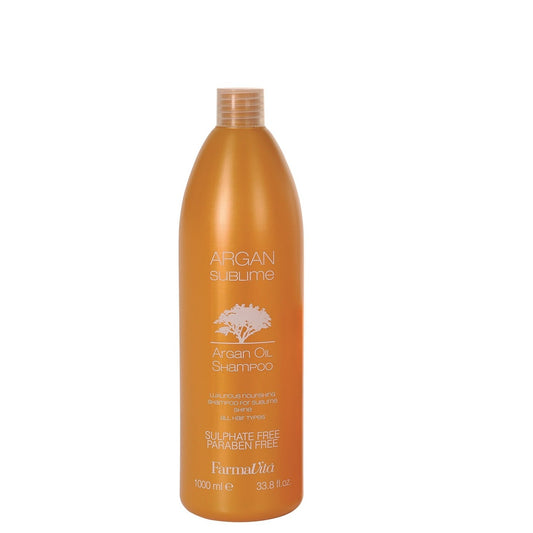 Tápláló Argánolajos Sampon, 1000 ml + Ajándék Adagolófej