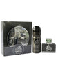 100 ml Eau de Parfum Al Dur Al Maknoon + 200 ml Deo Ajándékkészlet Keleti Virágos Gyümölcsillat Férfiaknak - Ékszer Galéria