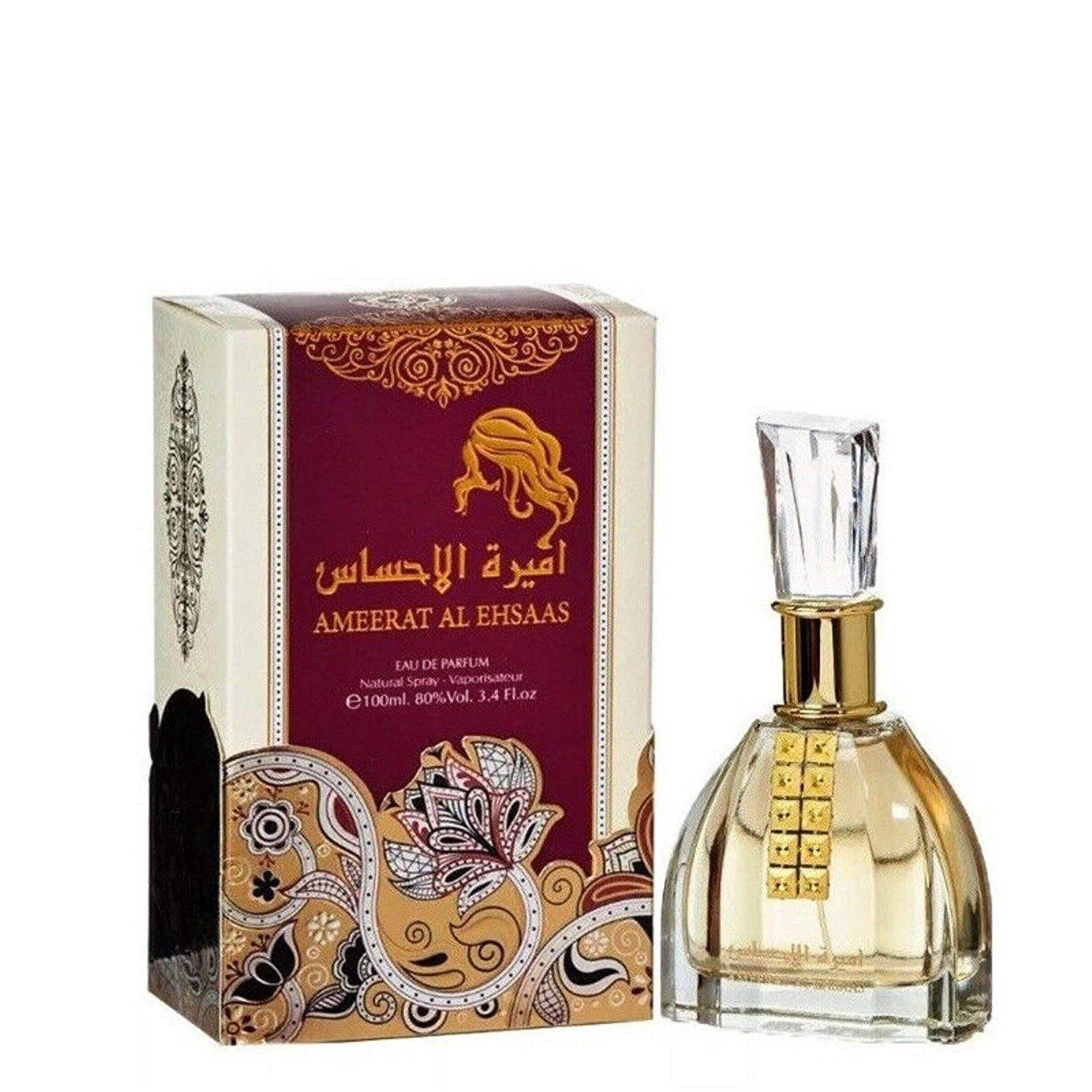100 ml Eau de Parfume Ameerat Al Ehsaas Vaníliás Gyümölcsös Illat Nőknek - Ékszer Galéria