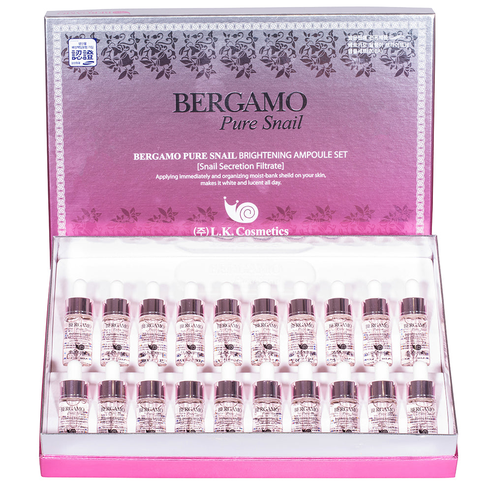 BERGAMO Csigakivonat 20 db-os Ampullakészlet 20 x 13 ml 3 