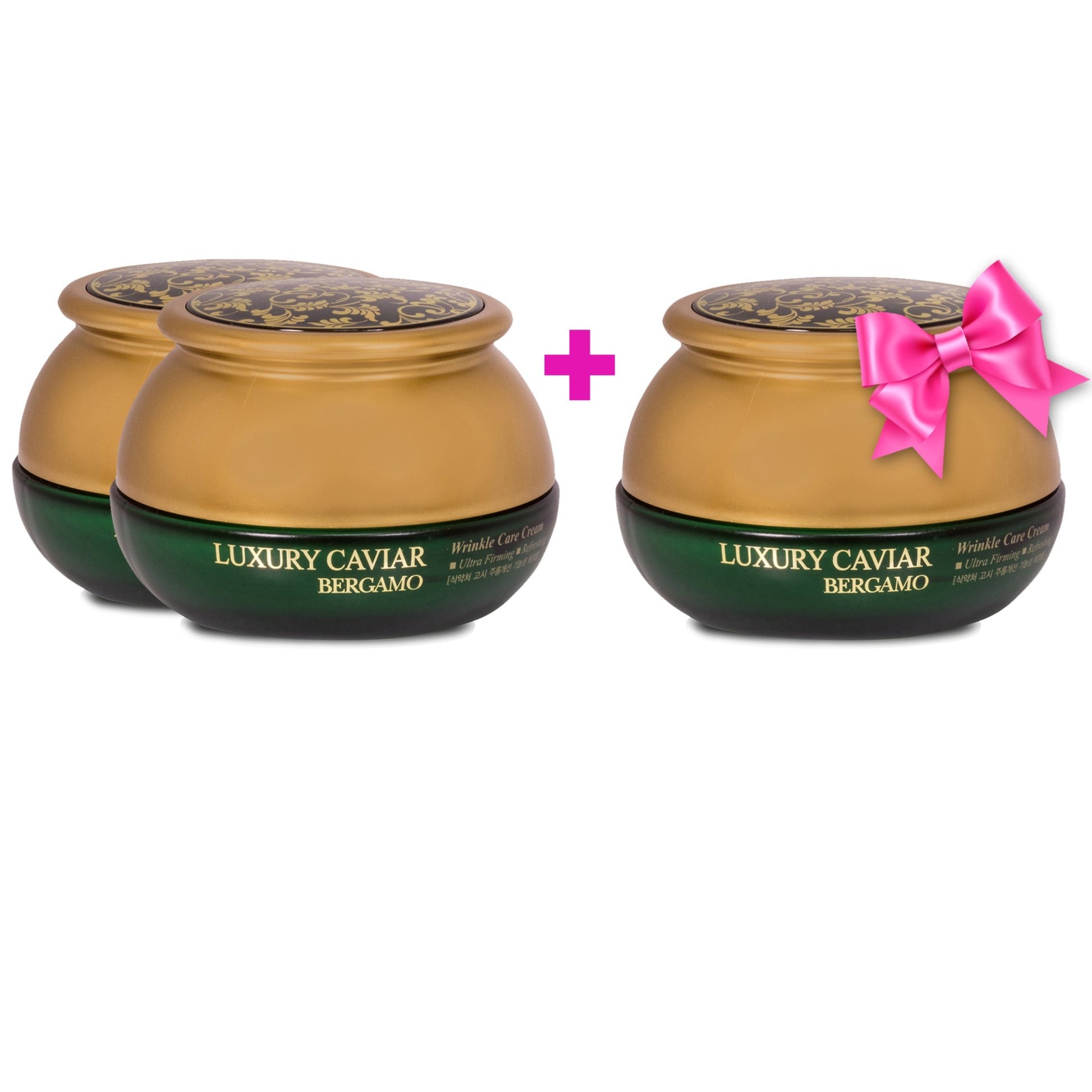 2+1 BERGAMO Luxus Kaviár Ránctalanító Krém, 3 x 50g 1 