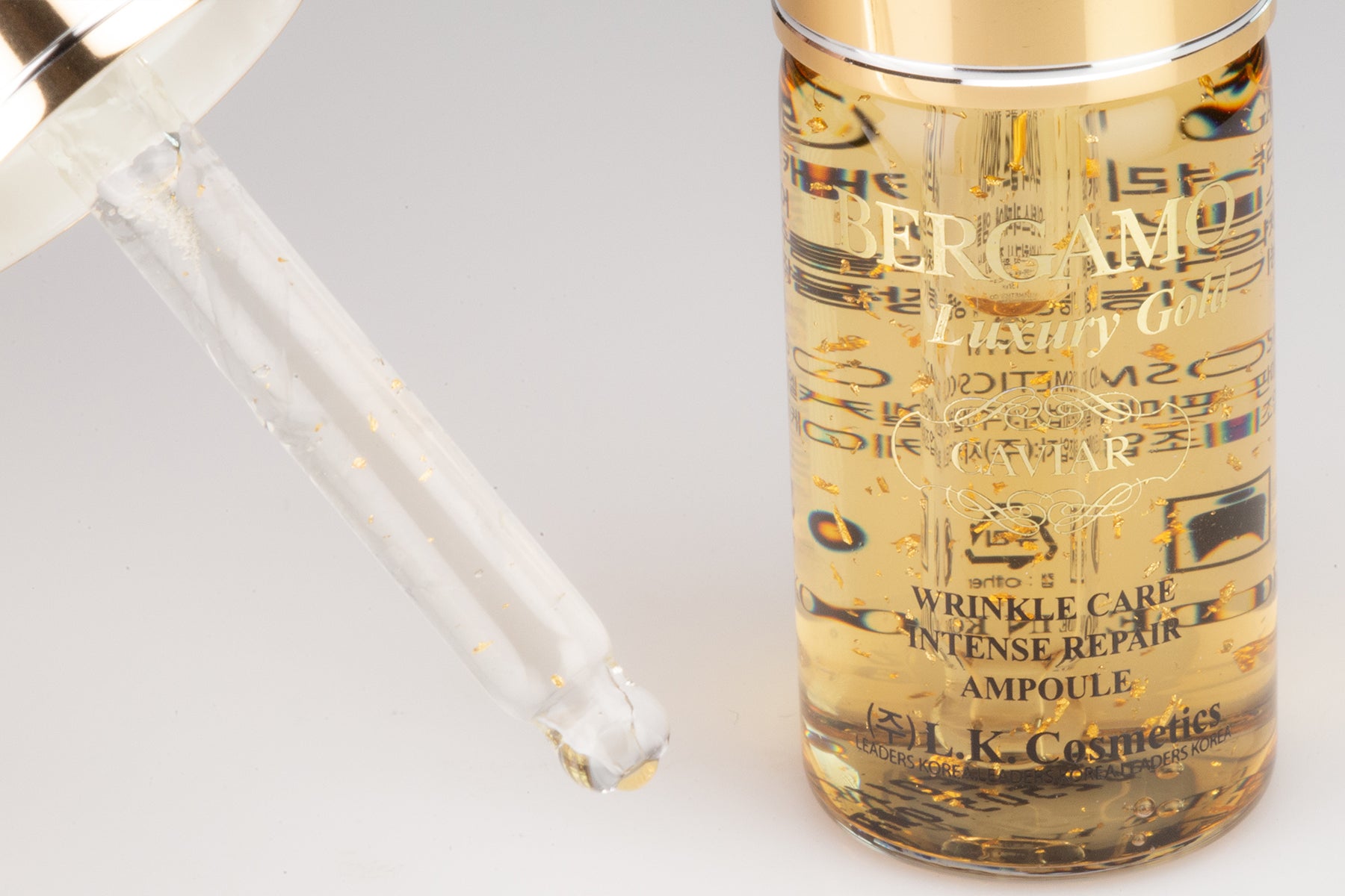 BERGAMO LUXORY GOLD Kollagén & Kaviár 4 db-os Ampulla Szett, 13 ml x 4 9 