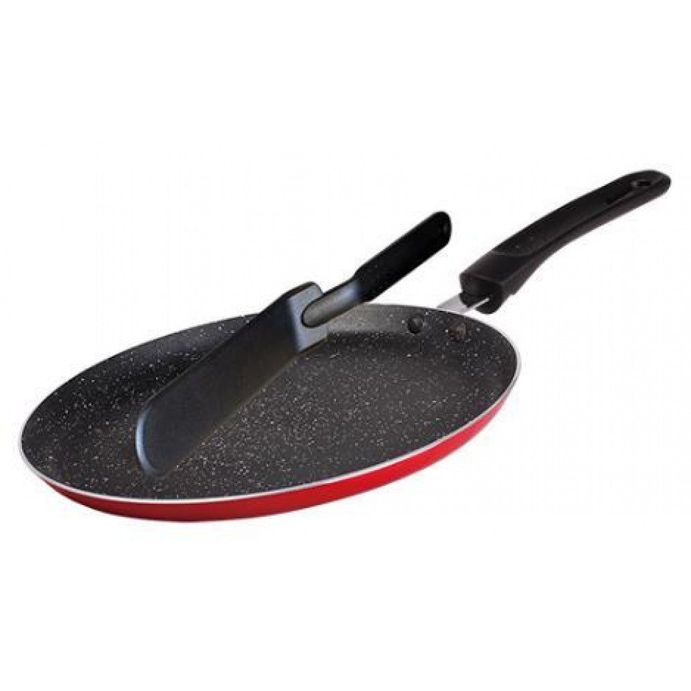 3 rétegű Leragadás mentes Márvány Bevonatos Palacsintasütő Spatulával, Blaumann, 24 cm 1 