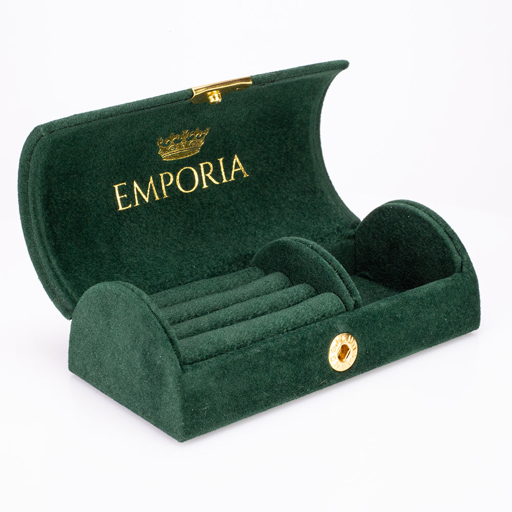 Emporia Ékszertartó doboz, Zöld 3 