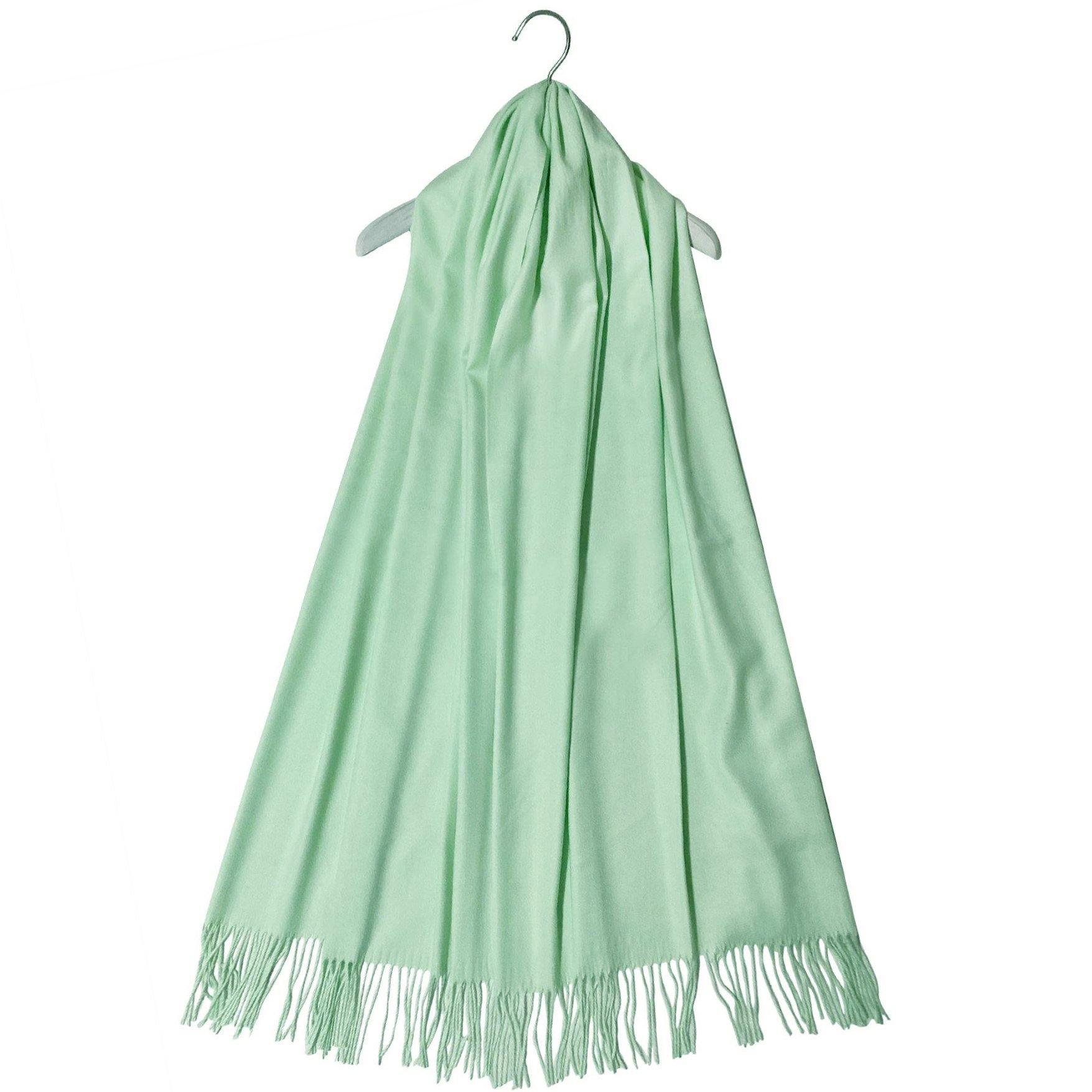 100% Valódi Pashmina Kasmír Sál-Kendő, 70 cm x 170 cm, Menta Zöld 2 100% Valódi Pashmina Kasmír Sál-Kendő, 70 cm x 170 cm, Menta Zöld - Ékszer Galéria
