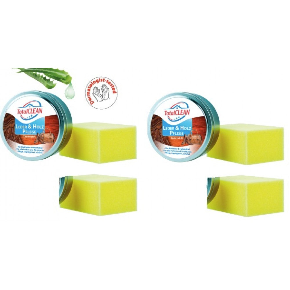 TotalClean 2 x Bőr és Bútorápoló 250 ml 1 