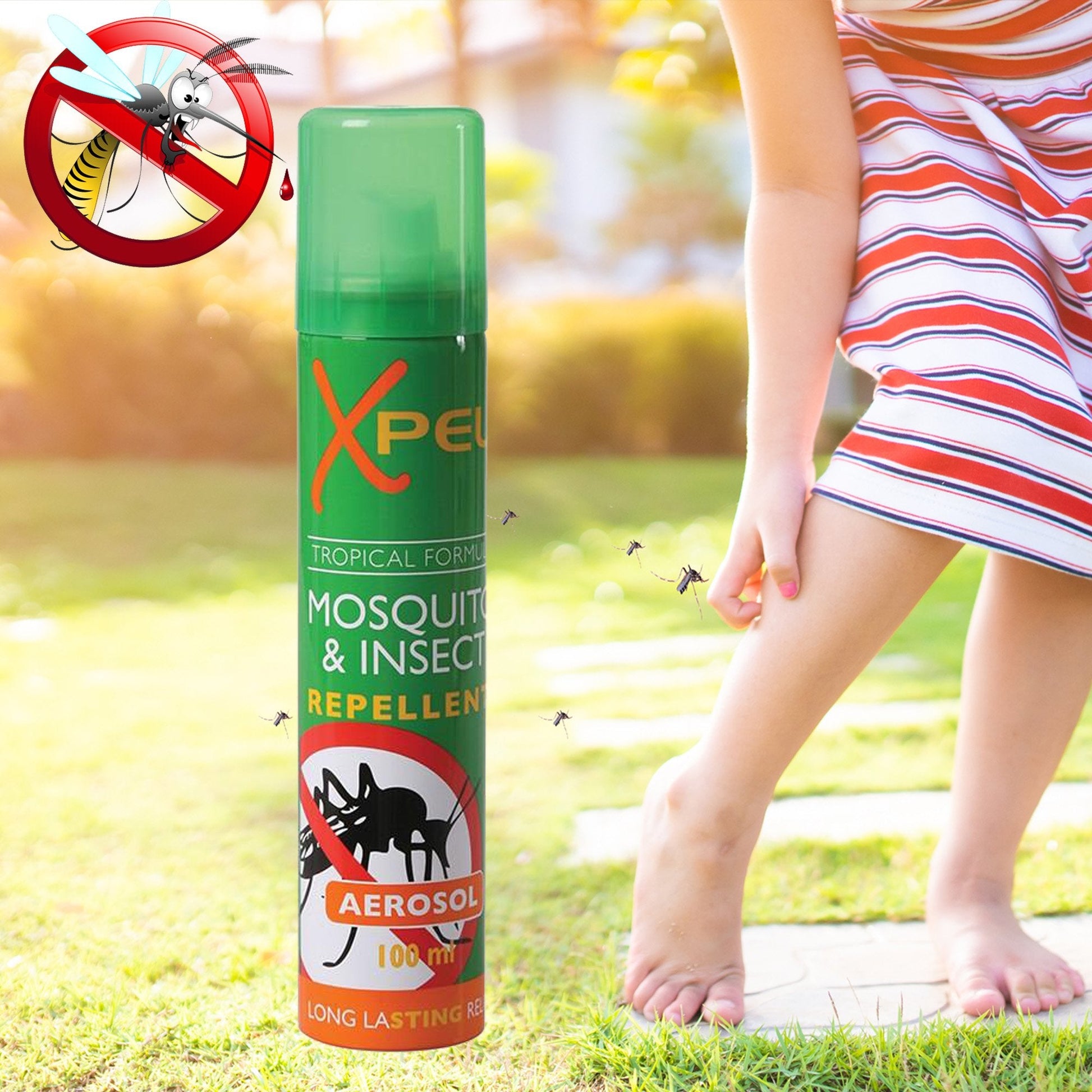 Ultrahosszan tartó Szúnyog- és Rovarriasztó Aerosol Felnőtteknek - 100 ml 2 