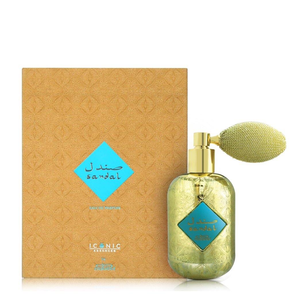 100 ml Eau De Parfum Sandal Keleti Fás-Virágos-Bőr Illat Férfiaknak és Nőknek 1 100 ml Eau De Parfum Sandal Keleti Fás-Virágos-Bőr Illat Férfiaknak és Nőknek - Ékszer Galéria