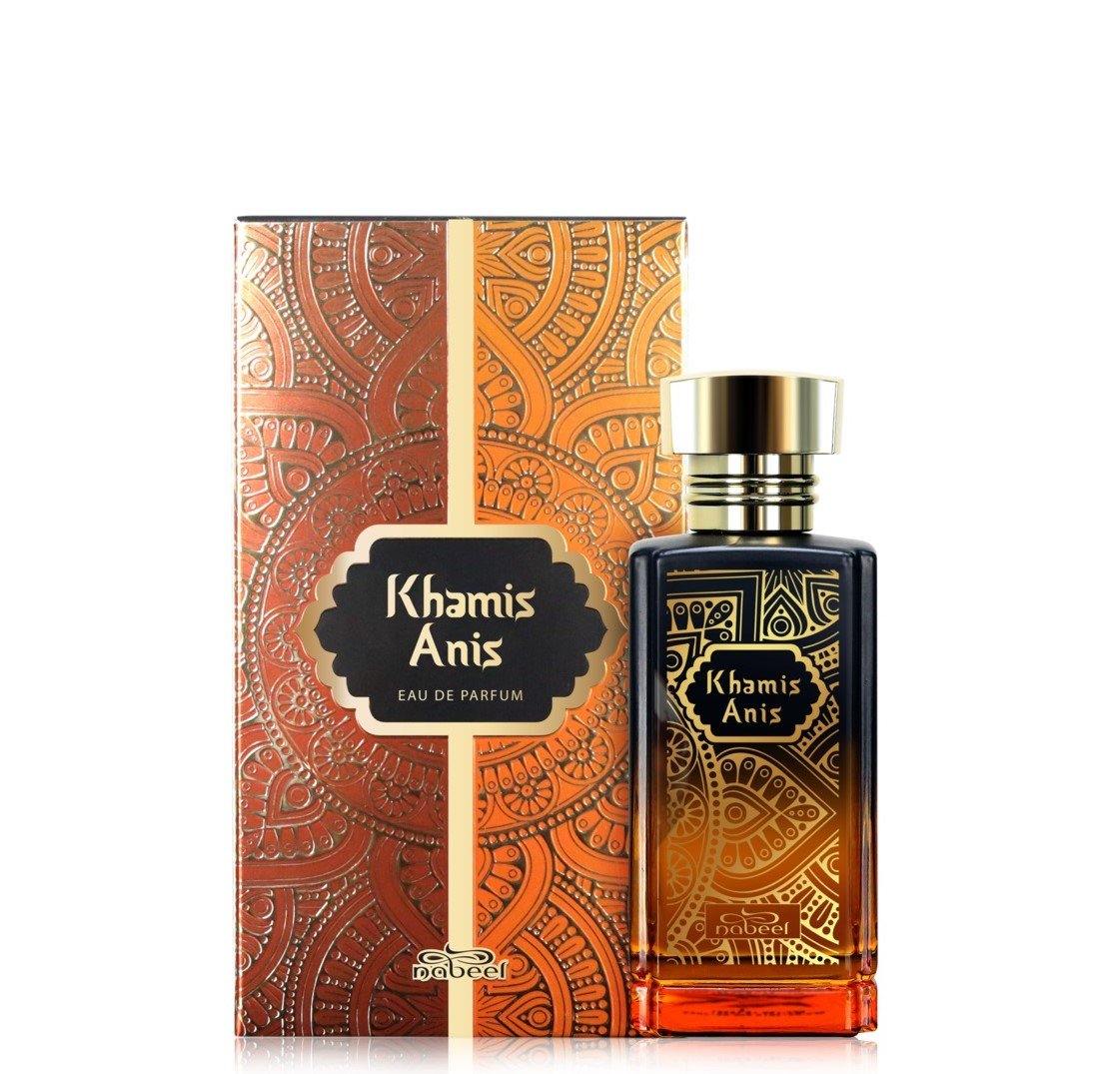 100 ml Eau de Parfum Khamis Anis Orientális-Gyümölcsös Illat Férfiaknak és Nőknek 1 100 ml Eau de Parfum Khamis Anis Orientális-Gyümölcsös Illat Férfiaknak és Nőknek - Ékszer Galéria