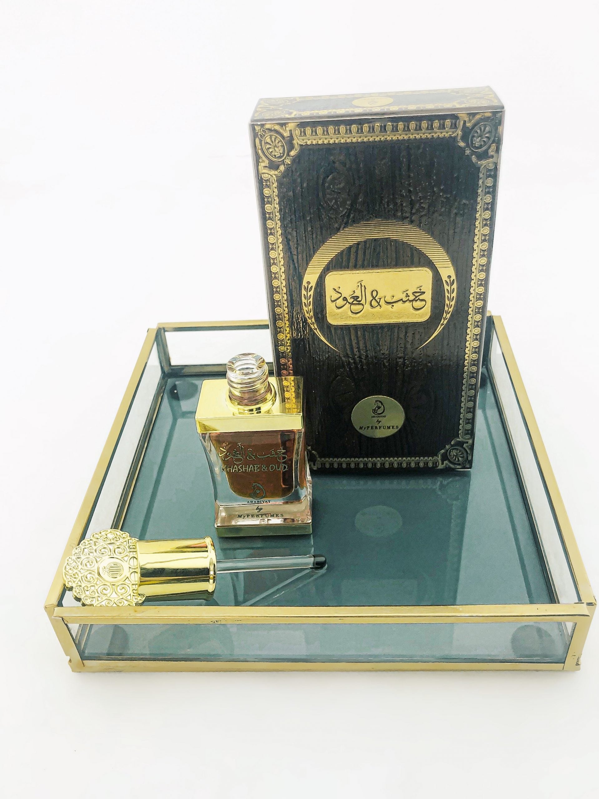 12 ml Parfüm Olaj Khashab & Oud Brown Fűszeres Édes Illat Férfiaknak 2 
