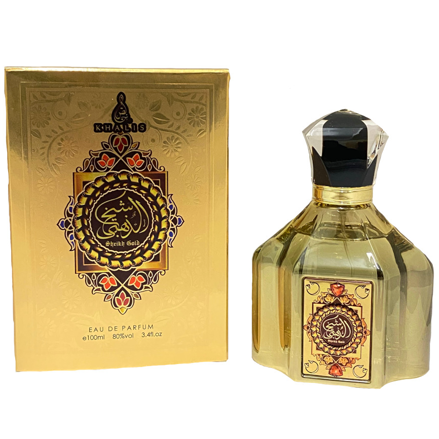 100 Mml Eau De Parfüm Sheikh Gold Oriental Fűszeres Vanília És Szantál Illat Férfiaknak