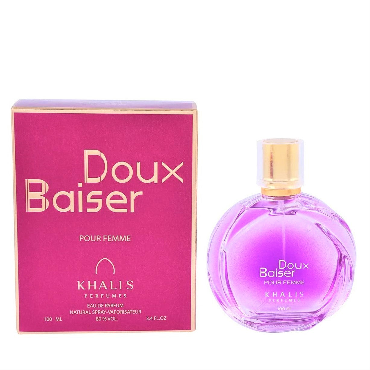 100 ml Eau De Parfume Doux Baiser Fűszeres Vanília És Gyümölcsös Illat Férfiaknak És Nőknek