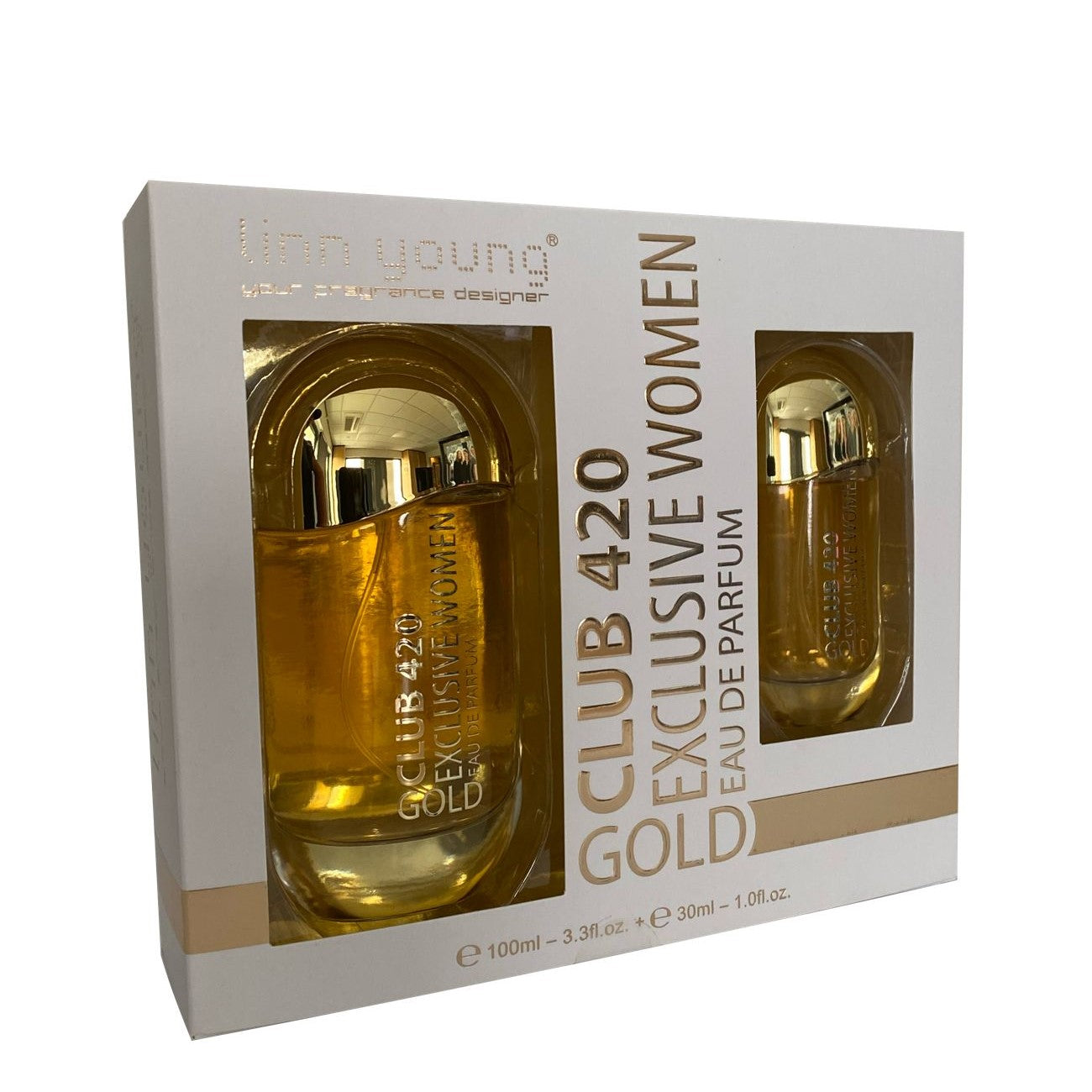 100 ml + 30 ml Eau de Perfume "CLUB 420 GOLD" Keleti - Vaníliás Illat Nőknek, 1 