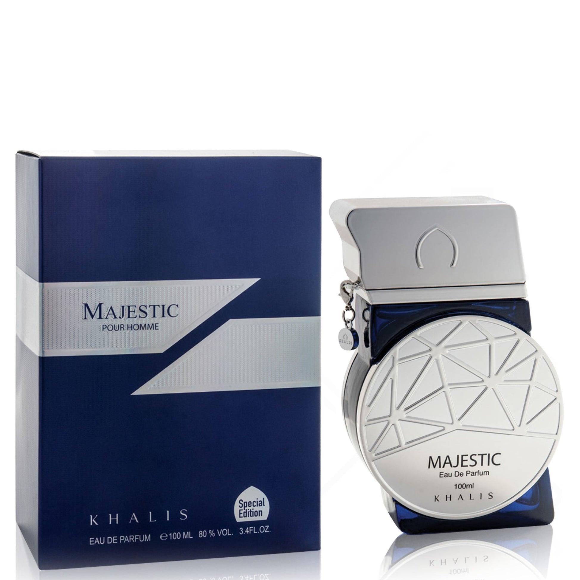 100 ml Eau de Parfum MAJESTIC Fűszeres Gyümölcsös Illat Férfiaknak 1 