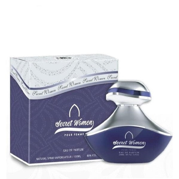 100 ml Eau de Parfum SECRET WOMEN Gyümölcsös Virágos Pézsma Illat Nőknek 1 