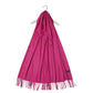 100% Valódi Pashmina Kasmír Sál-Kendő, 70 cm x 170 cm, Fukszia Pink - Ékszer Galéria