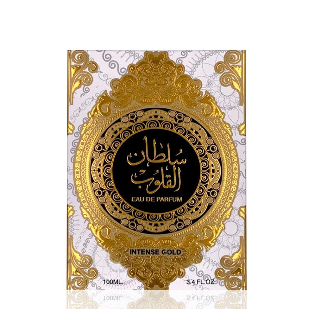 100 ml Eau de Parfume Sultan Al Quloob Intenzív Gold Fűszeres, Fás Illat Férfiaknak és Nőknek 3 100 ml Eau de Parfume Sultan Al Quloob Intenzív Gold Fűszeres, Fás Illat Férfiaknak és Nőknek - Ékszer Galéria