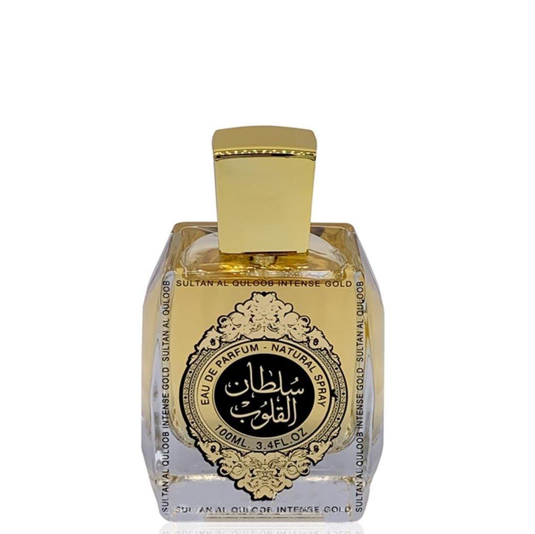 100 ml Eau de Parfume Sultan Al Quloob Intenzív Gold Fűszeres, Fás Illat Férfiaknak és Nőknek - Ékszer Galéria