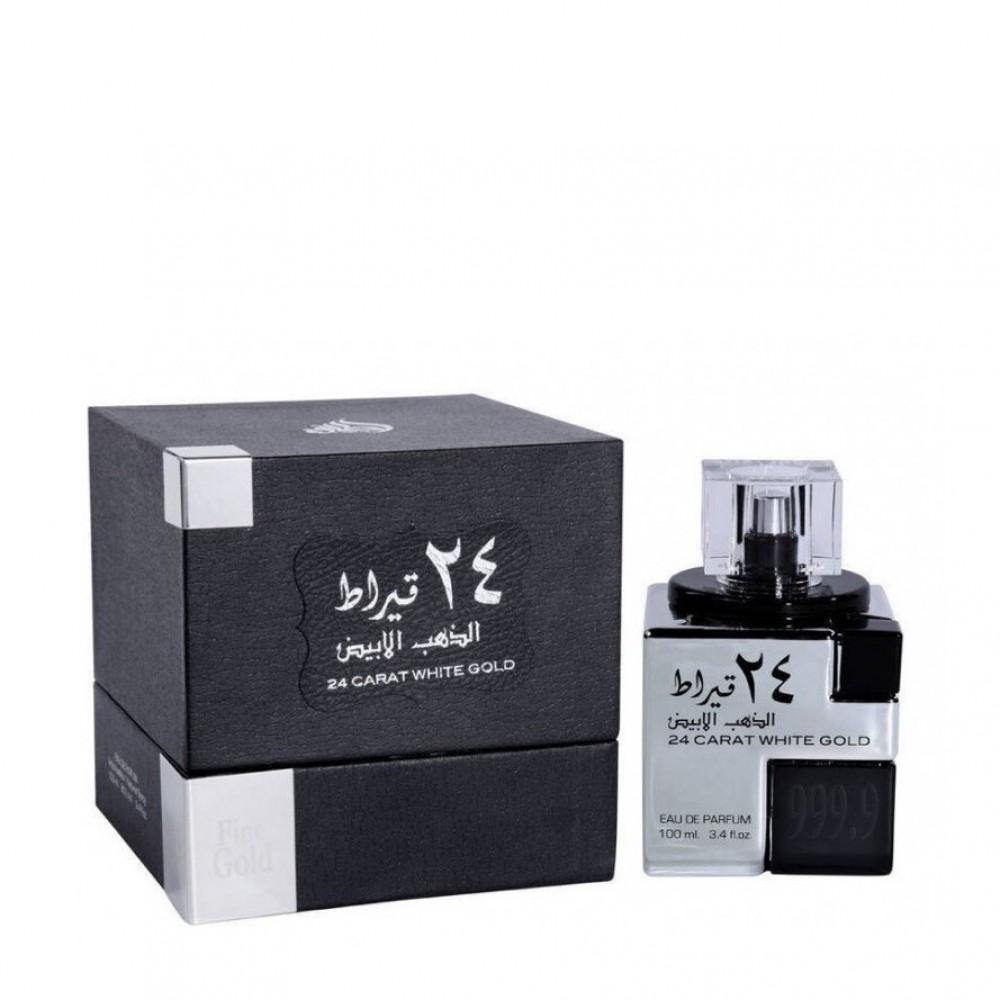 100 ml Eau De Parfum Lattafa 24 Carat White Gold Édes Citrusos Illat, Férfiaknak 1 100 ml Eau De Parfum Lattafa 24 Carat White Gold Édes Citrusos Illat, Férfiaknak - Ékszer Galéria